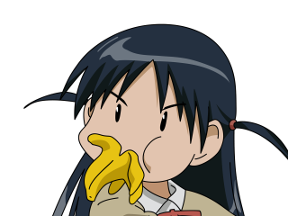 Girl banana book anime rayonism - a banana free wallpaper