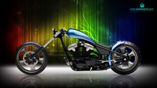 Motorcycle colorful background black rainbow - a rainbow light free wallpaper
