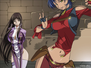 Eizan kikukawa anime characters bow - two anime character one free wallpaper