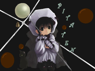 Girl white balloon black cat - balloon free wallpaper