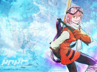 Woman baseball bat sky clouds - behind her free wallpaper