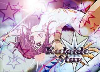 Girl falling star purple background - a star free wallpaper for desktop