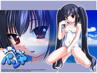 Cartoon woman longhair whitebodysuit bluebackground - a cartoon picture of a woman free wallpaper