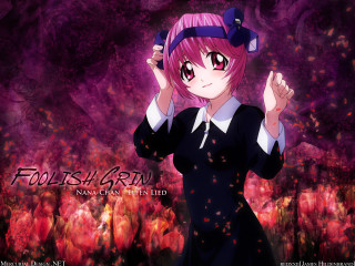 Pink hair girl purple embers - a purple object free wallpaper