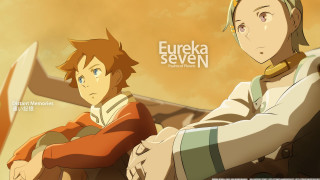Eureka seven two boys plane - a plane free wallpaper