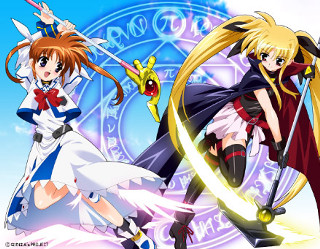 Anime girls swords magical purple - a sword free wallpaper for desktop