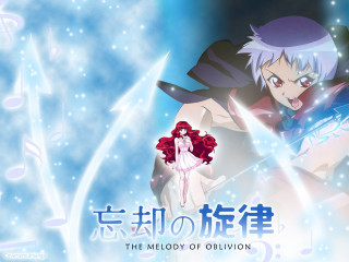 Redhair blue dress sword music - a red hair free wallpaper