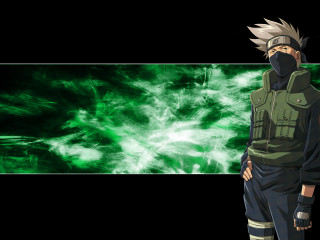 Green man kakashi portrait brown - a green outfit free wallpaper