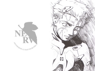 Man gun manga neoexpressionism portrait - a drawing of a man free wallpaper