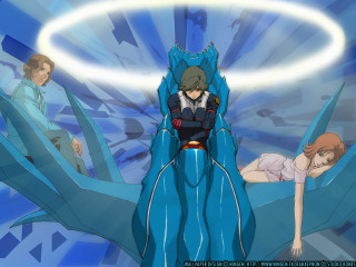 Cartoon character giant blue halo - giant free wallpaper for desktop