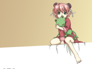 Girl frog cat beige anime - a frog free wallpaper