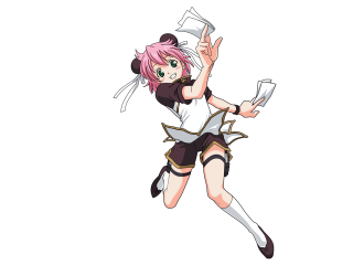 Flying woman kyoto animation alice - short free wallpaper for desktop