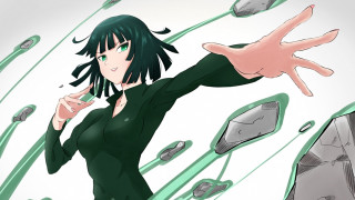 Woman green dress surrounded rocks - a hand free wallpaper for desktop