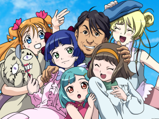 Anime group sky background detailed - david brewster free wallpaper