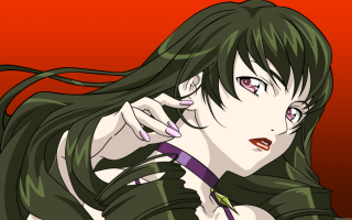 Ayako rokkaku purple tie green - a red background free wallpaper for desktop