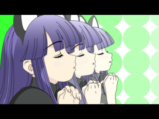 Anime girls kissing ponytails manga - their eye free wallpaper