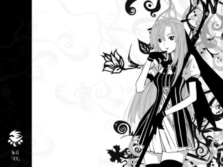 Girl violin tree anime gothic - a violin free wallpaper