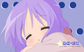 Purple hair girl hugging man - kawaii free wallpaper
