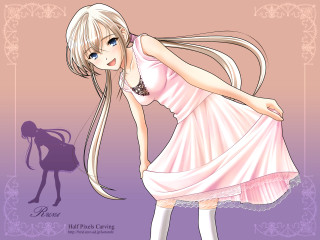 Girl dress longhair necklace purple - a girl in a dress free wallpaper