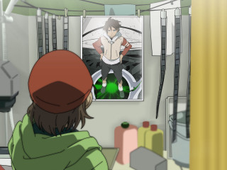 Green shirt red hat reflection - reflection free wallpaper for desktop