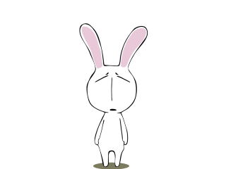 Rabbit portrait bunny artist sticker - a rabbit free wallpaper