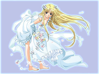 Alice rococo flower bouquet anime - dress free wallpaper