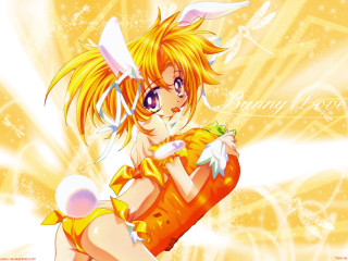 Bunny ears yellow dress carrot - a yellow dress free wallpaper