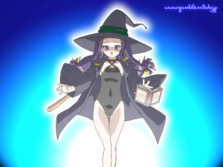Witch costume anime sakimichan purple - sakimichan free wallpaper