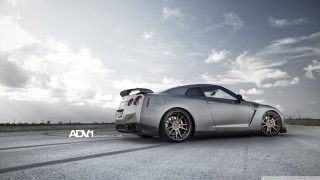 Silver sports car cloudy sky 8 - andrew allan free wallpaper