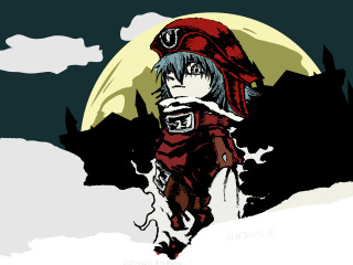 Red hat coat snow moon - a red coat free wallpaper