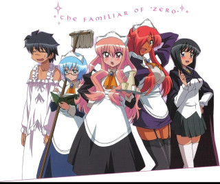 Anime girls food broom official - each other holding free wallpaper