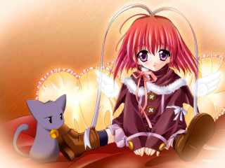 Alice pinkhair cat couch anime - a couch next free wallpaper