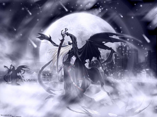 Demon horse snow moon gothic - anne stokes free wallpaper