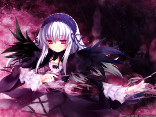 Anime whitehair blackwings sword pinksmoke - a anime character free wallpaper