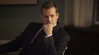 Man suit sitting hand chin - free vintage wallpaper for desktop