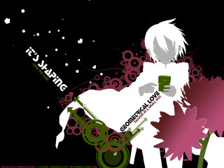 Man coffee flower field illustration - sharp foccus ilustration free wallpaper for desktop