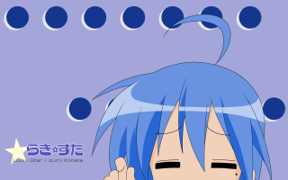 Blue hair star bubbles anime - bubble free wallpaper