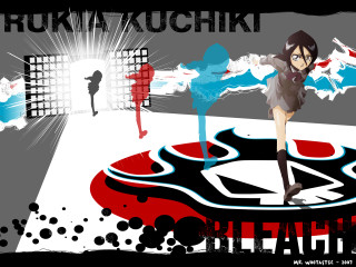 Cartoon dancer redblue circle blackwhite - a floor free wallpaper