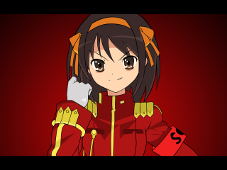 Anime haruhi red yellow outfit - outfit free wallpaper