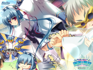 Anime bluehair glasses aliceprin rayonism - a white sheet free wallpaper