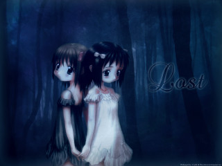 Lost girls forest anime backs - lostfish free wallpaper for desktop