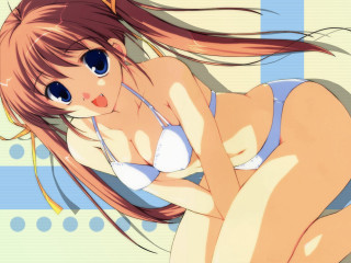 Chizuko yoshida bikini wind blown - the wind free wallpaper