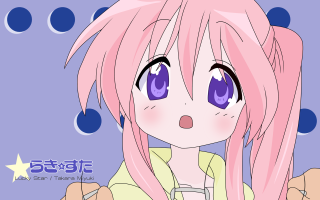 Anime girl pink hair star - star free wallpaper for desktop