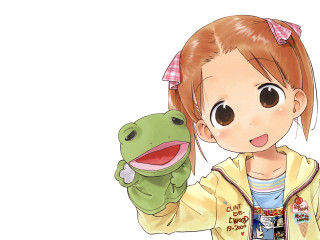 Girl frog hug hoodie blush - a girl holding free wallpaper