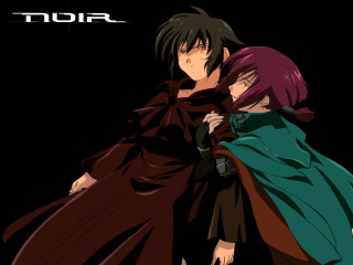 Two anime girls cape closed - neodada free wallpaper