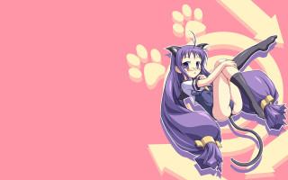 Eizan kikukawa cat tail flying - hint of yayoi kasuma free wallpaper for desktop