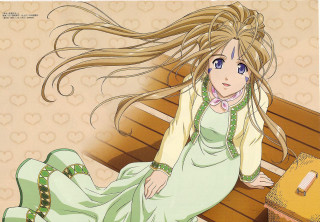 Woman sitting bench suitcase heart - a suitcase in front free wallpaper