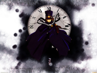 Clock character steampunk surrealism portrait - free aesthetic wallpaper for desktop