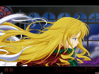 Blonde long haired woman gothic - a blonde free wallpaper