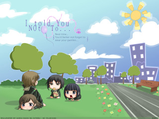 Group people park trees building - tree and buildings free wallpaper